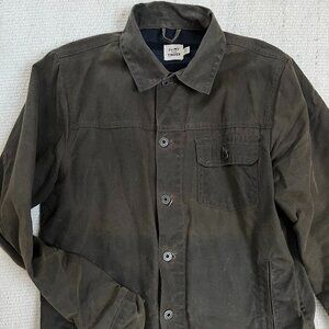 Flint and Tinder flannel lined wax trucker jacket